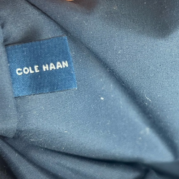 Cole Haan Pebbled Leather Color Block Braided Straps Tote  Shoulder Bag Purse - Picture 6 of 16